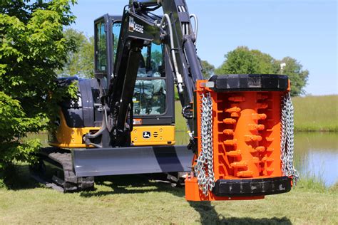 mini excavator with forestry mulcher|mini excavator mulchers shredders.